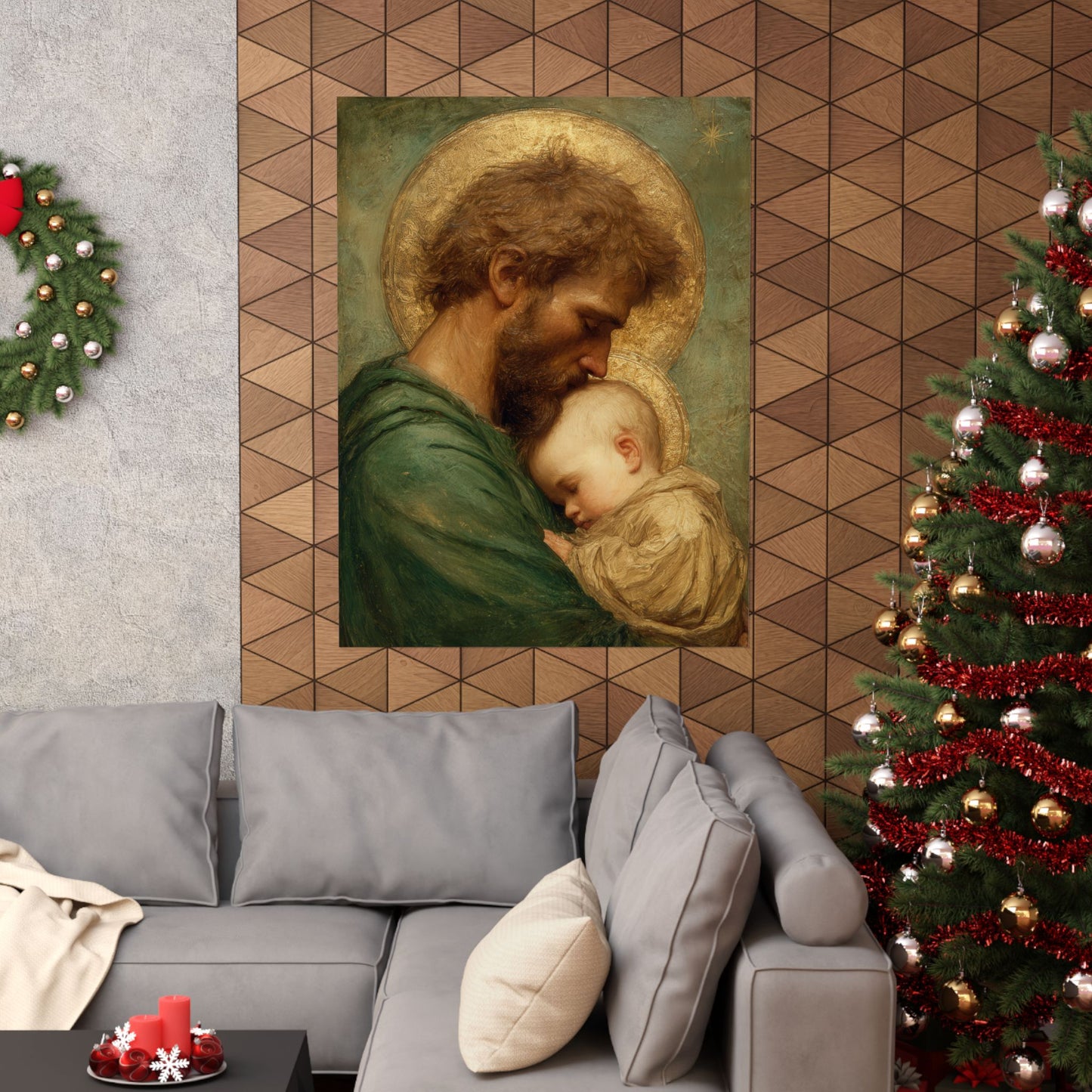 Saint Joseph the Father - Sanctified Souls Print - Multiple Sizes - Premium Matte Vertical Posters