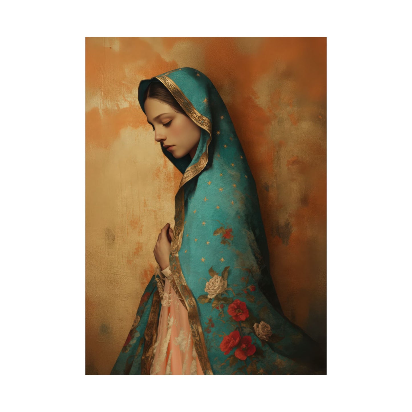 Our Lady of Guadalupe - Sanctified Souls Print - Multiple Sizes - Premium Matte Vertical Posters