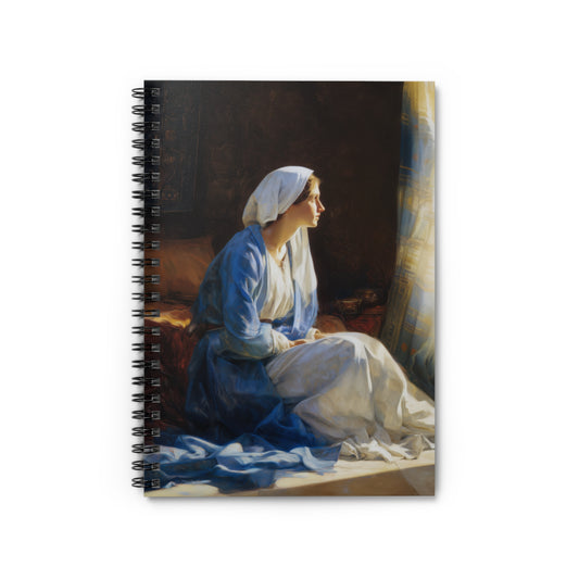 Mary's Yes - Quiet Fiat - Mother Mary - Marian Art - Journal - Sanctified Souls Art - Religious Based Notebook - Spiral