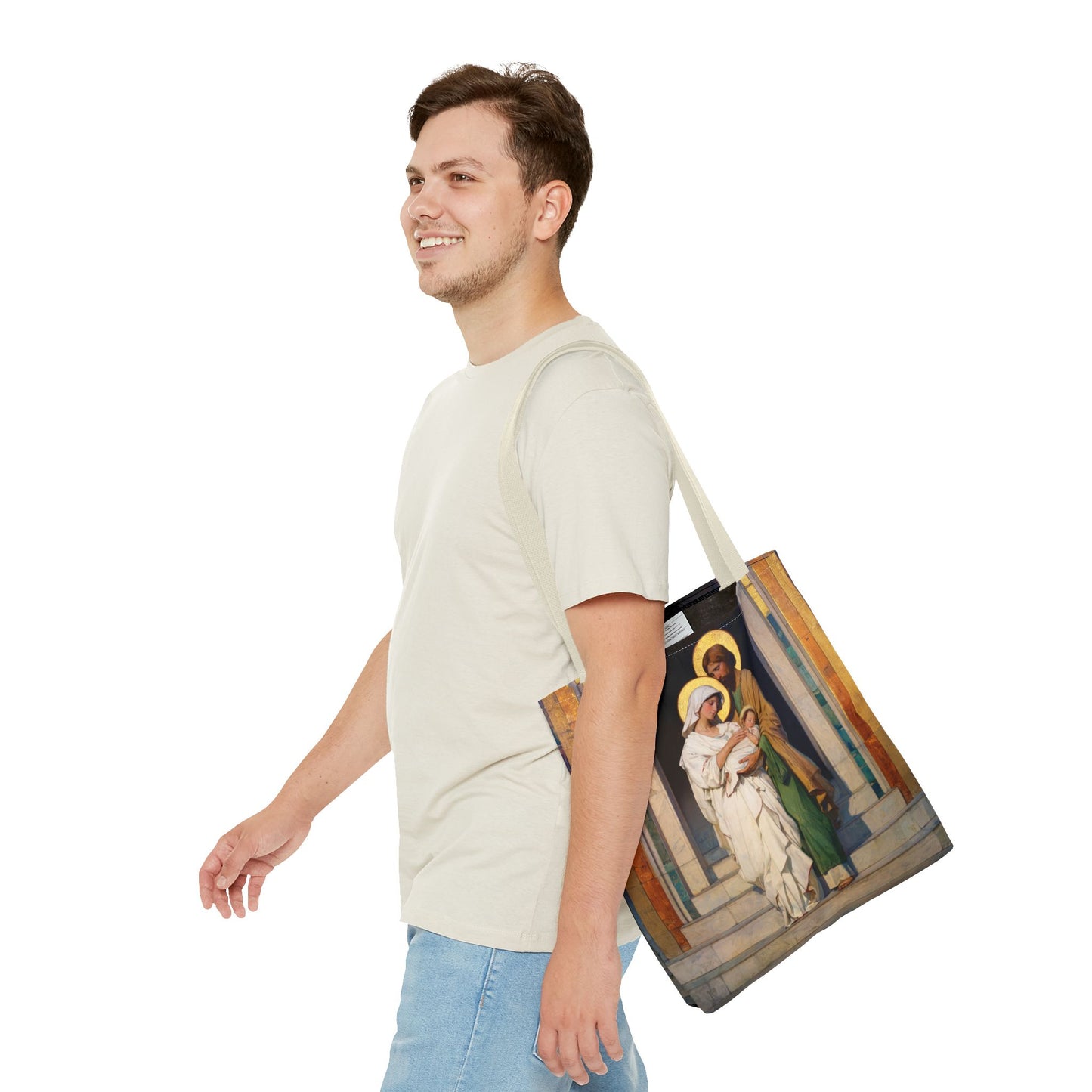 The Feast of the Presentation of the Lord - Holy Family - Tote Bag - Large Medium Small Faith Art Bag - Re-usable Tote Purse - Double Sided