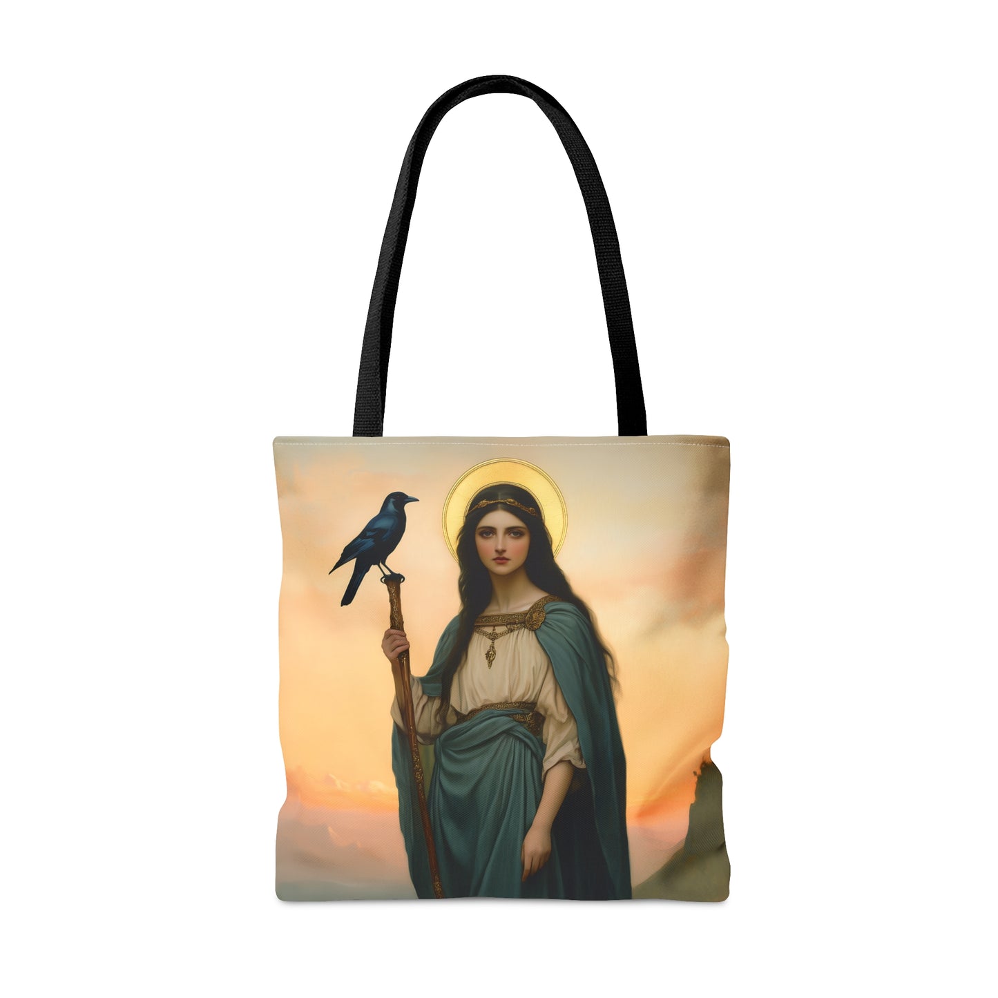 Saint Oda Tote Bag - Large Medium Small Faith Art Bag - Catholic Faith Purse - Religious - Prayer Bag - Devotional Purse