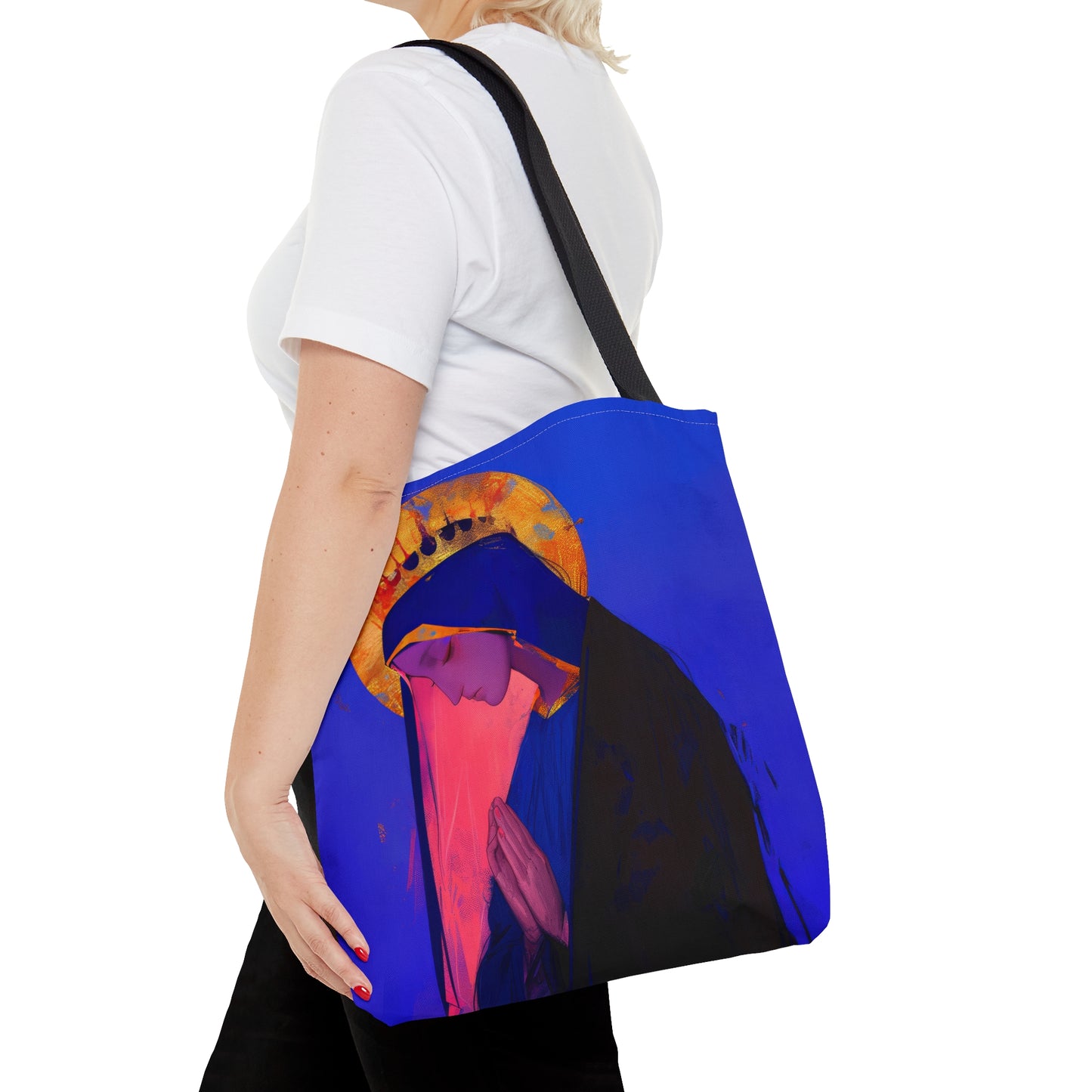 Mary, Mother of God - Blessed Among Women Tote Bag - Large Medium Small Faith Art Bag - Catholic Faith Purse - Religious Carry All