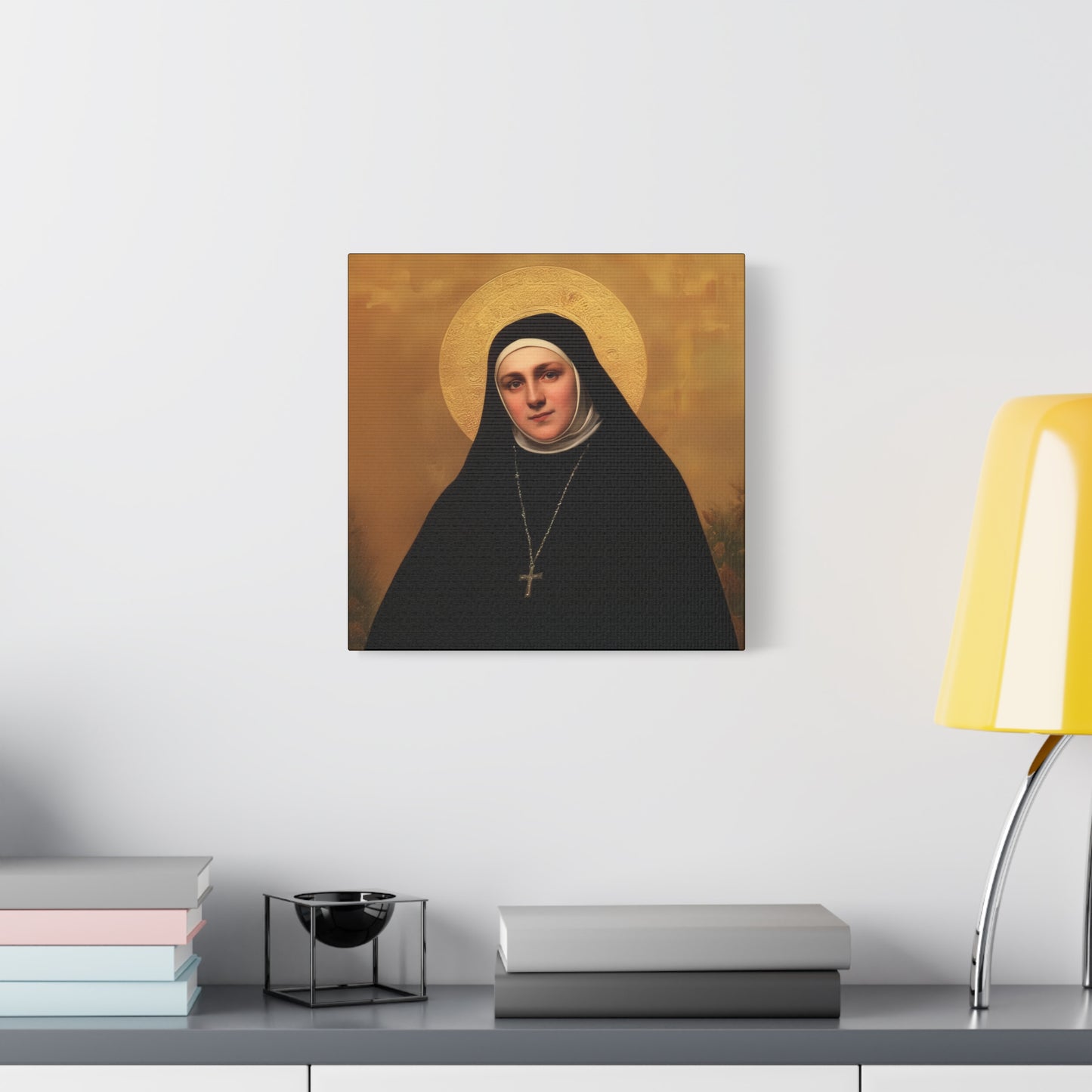 Saint Geltrude Caterina Comensoli - Gallery Wrapped Canvas - Print - Religious Art for your Home - Catholic Art