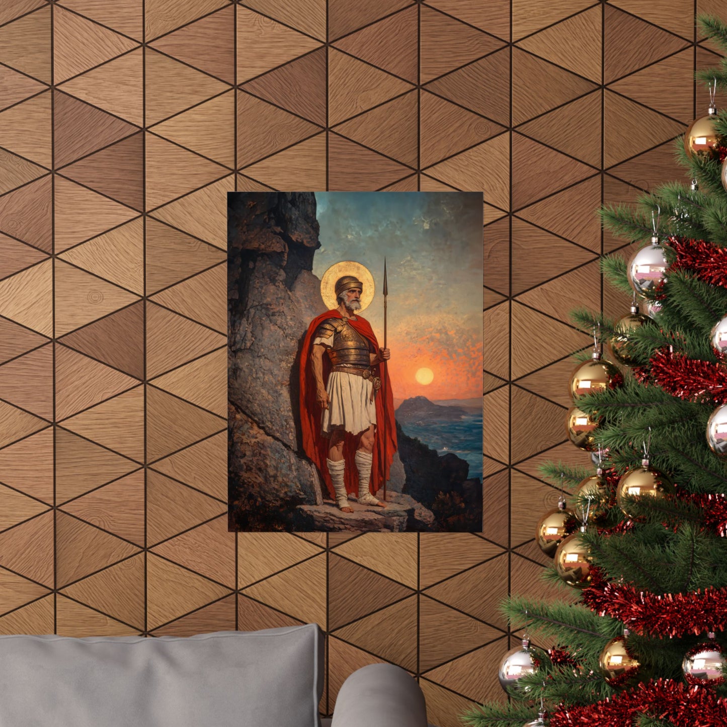 Saint Andrew the Tribune - Sanctified Souls Print - Multiple Sizes - Premium Posters - Catholic Art - Christian Home Decor Artwork