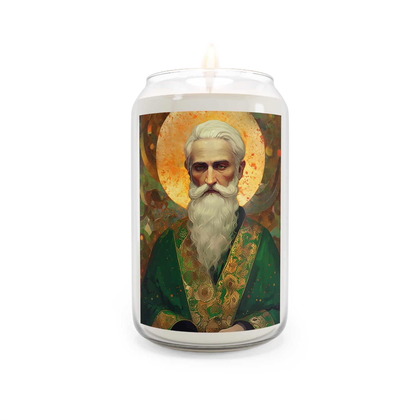 Saint Patrick - Scented Prayer Candle, 13.75oz - Tall Size - Religious Prayer Candle - Catholic Art