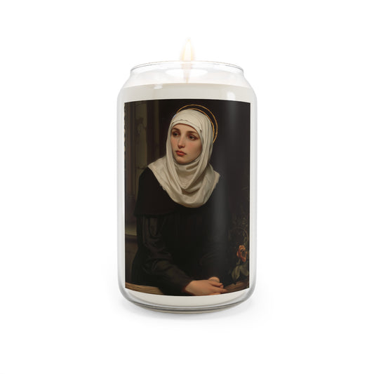 Saint Angela Merici  - Scented Prayer Candle, 13.75oz - Tall Size - Religious Prayer Candle - Catholic Art