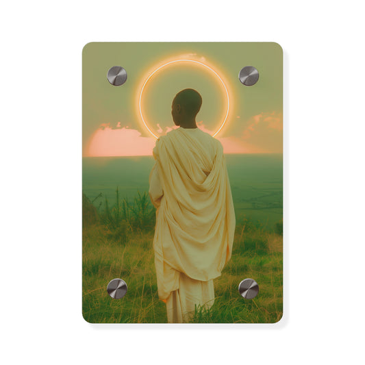 Saint Charles Lwanga Wall Art Panel - Ready to Hang Acrylic Print - Catholic Saint Art - Patron Saint Print - No Frame needed