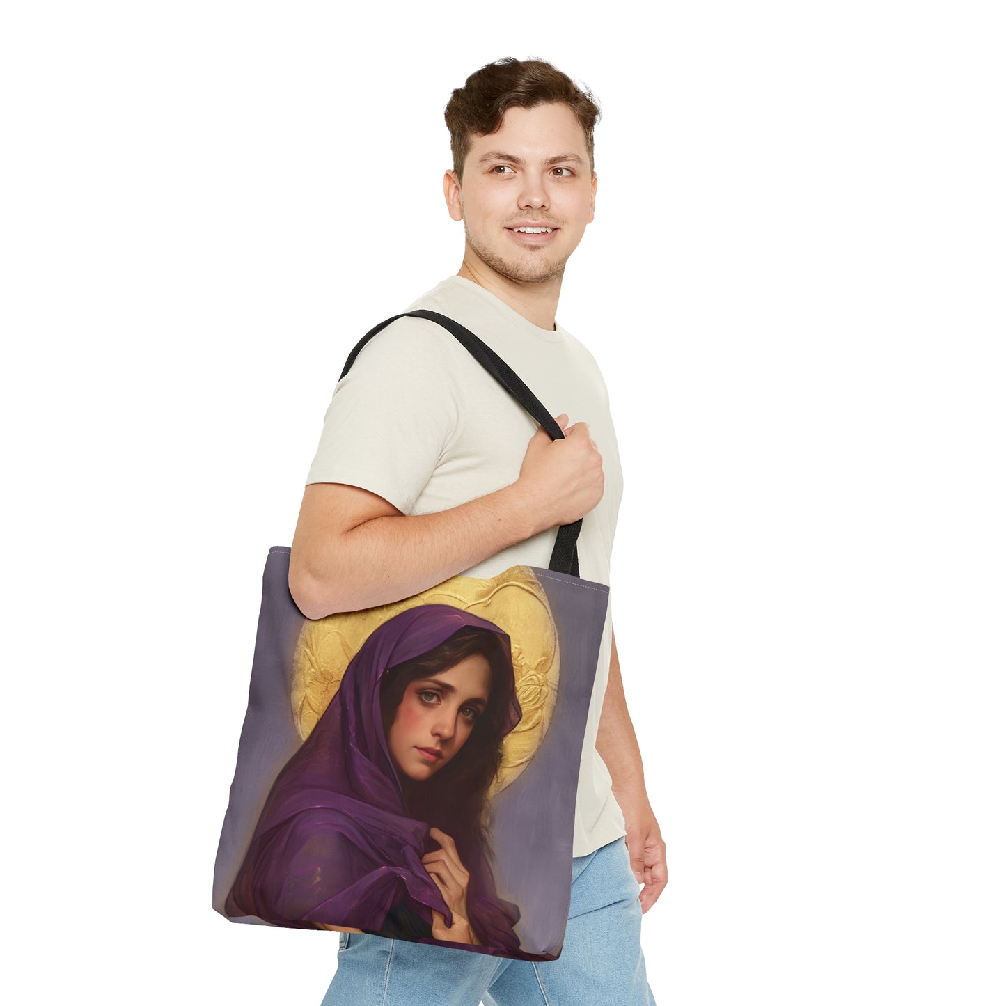 Saint Lydia Purpuraria / Lydia of Thyatira Tote Bag - Large Medium Small Faith Art Bag - Catholic Faith Purse - Religious Carry All