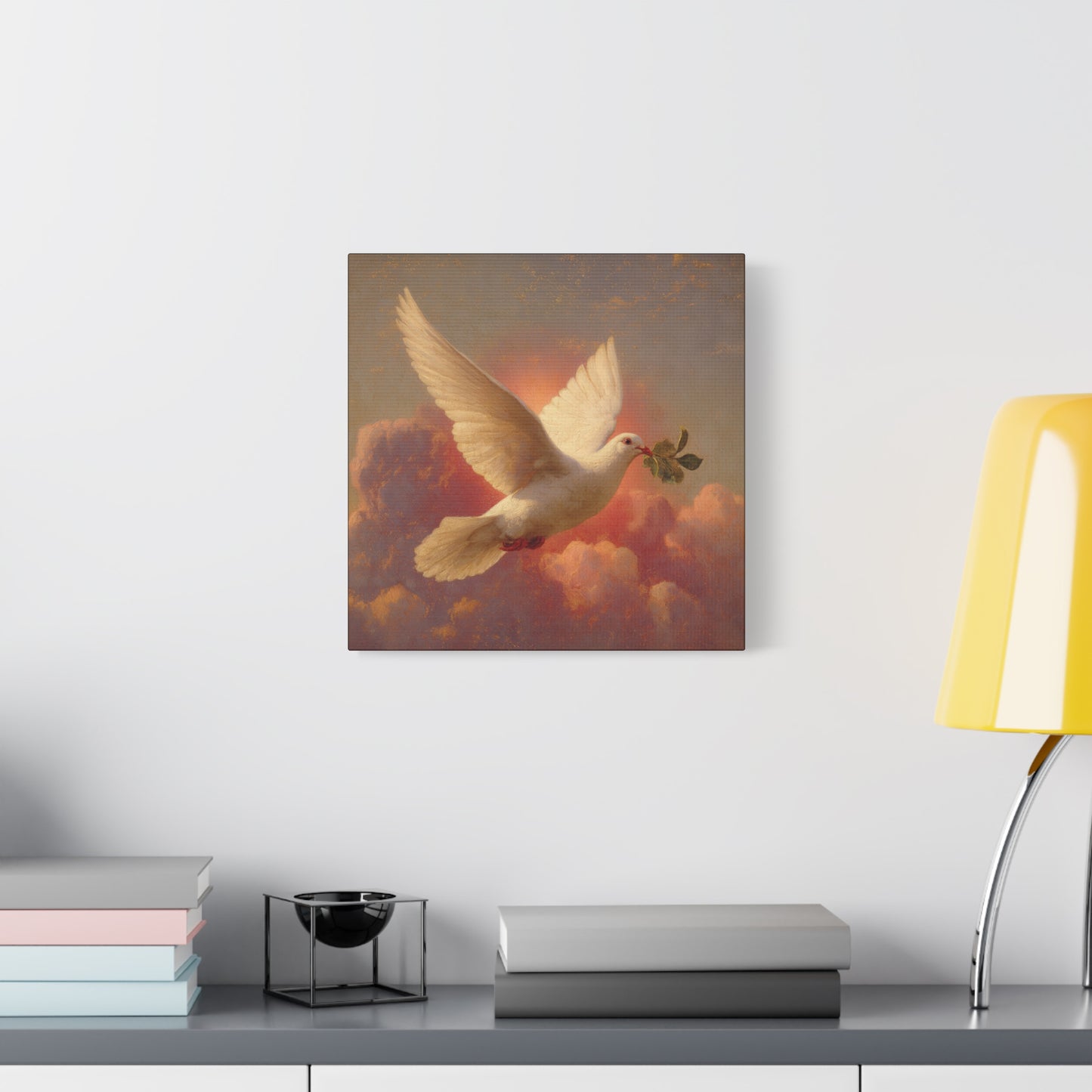 The Spirit Who Restored the Horizon - Holy Spirit - The Dove- Gallery Wrapped Canvas - Print - Religious Art for your Home - Catholic