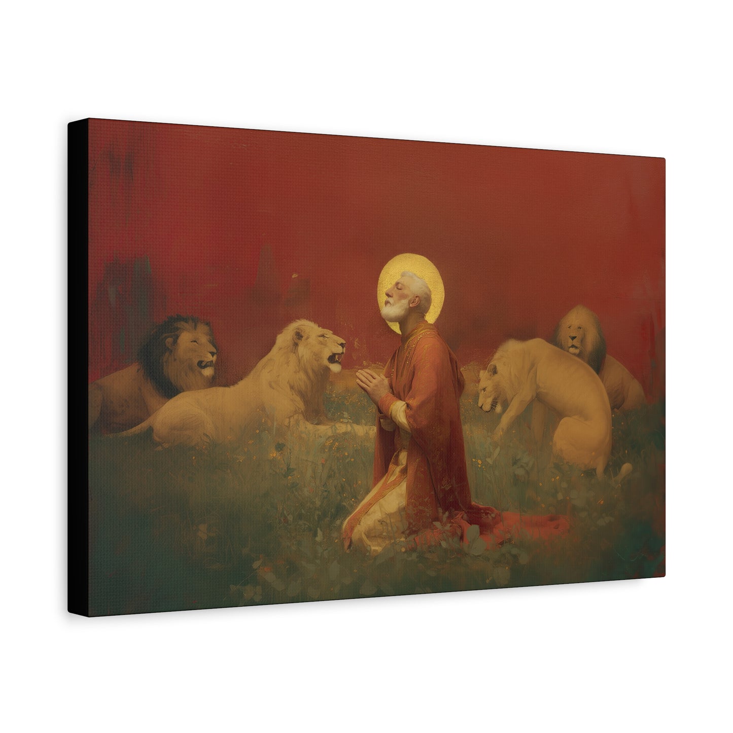 Saint Ignatius of Antioch -  Museum Wrapped Canvas - Sanctified Souls Print - Religious Art for your Home - Catholic Patron Saint Art