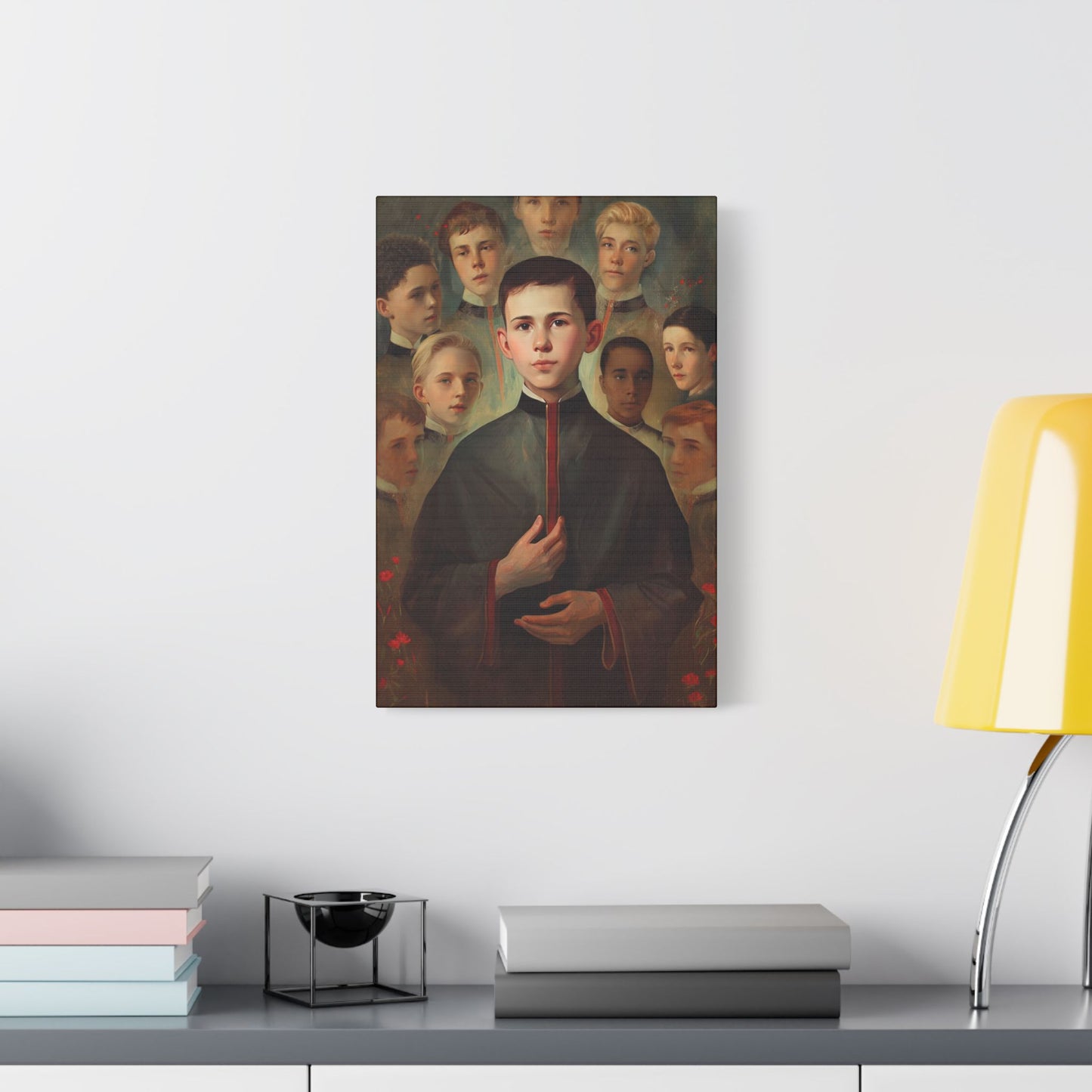 Saint John Berchmans Canvas Print - Multiple Sizes - Catholic Home art - Museum Wrapped Canvas - Sanctified Souls Print