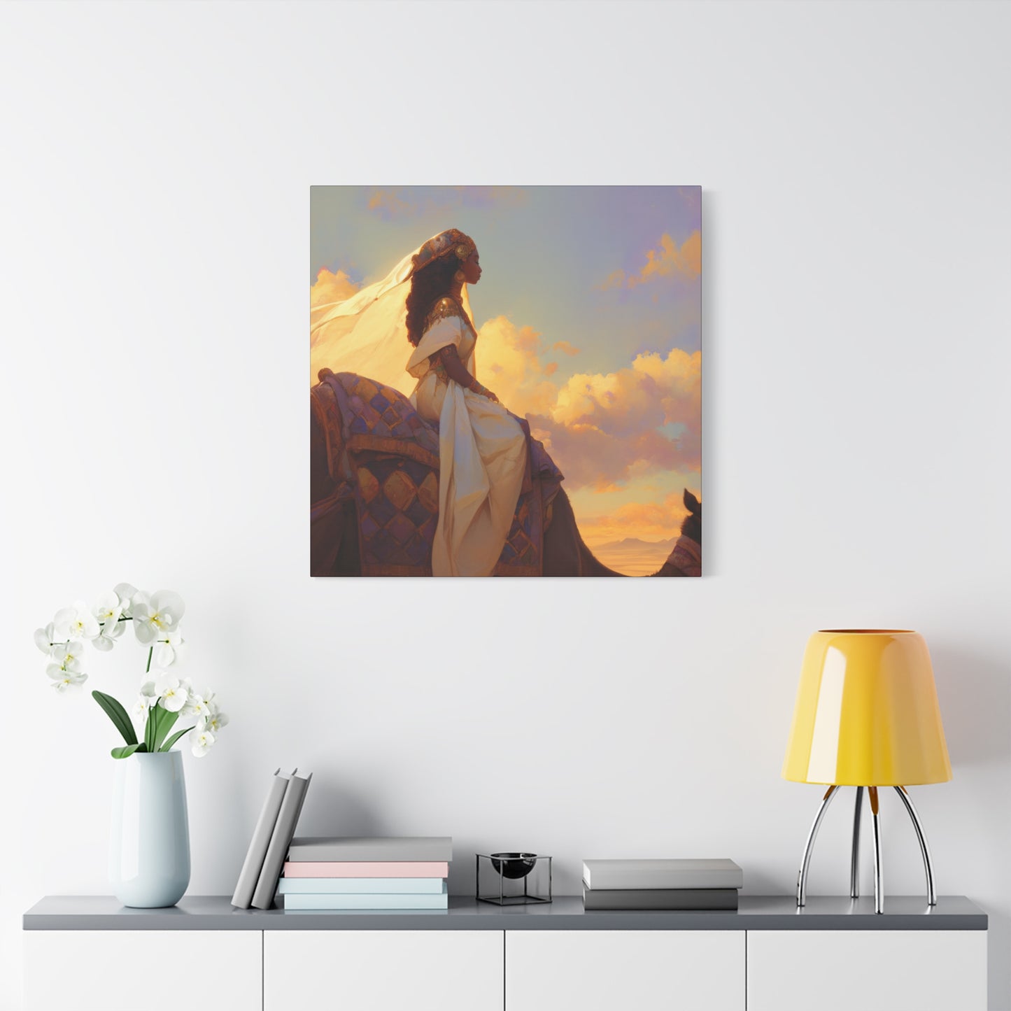 Queen of Sheba - Gallery Wrapped Canvas - Print - Religious Art for your Home - Catholic Art