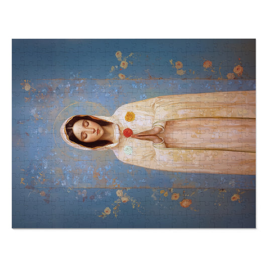 Rosa Mystica - Mystical Rose - Mother Mary - Marian Art - Puzzle - Keepsake Tin - Jigsaw Puzzle (30, 110, 252, 500,1000-Piece)