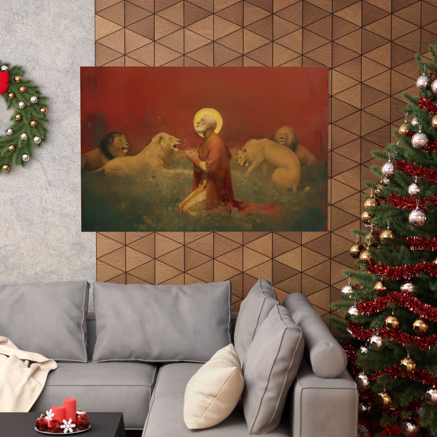 Saint Ignatius of Antioch - Sanctified Souls Print - Multiple Sizes - Premium Posters - Catholic Art - Christian Home Decor Artwork