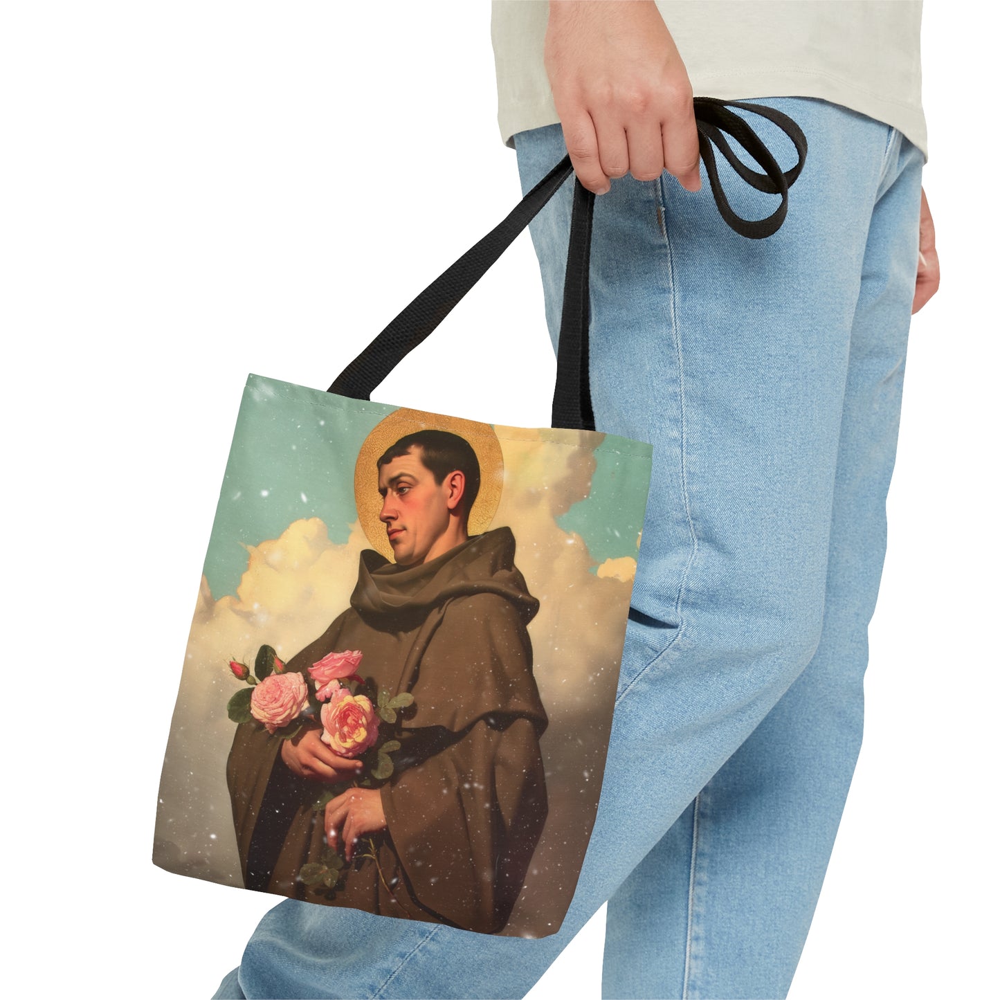 Saint Didacus of Alcala - Tote Bag - Large Medium Small Faith Art Bag - Catholic Faith Purse