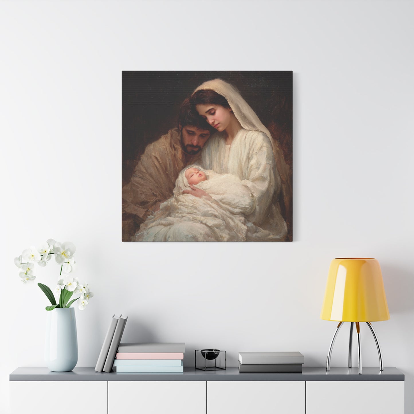 The Quiet Kingdom of the Holy Family - Gallery Wrapped Canvas - Print - Religious Art for your Home - Catholic