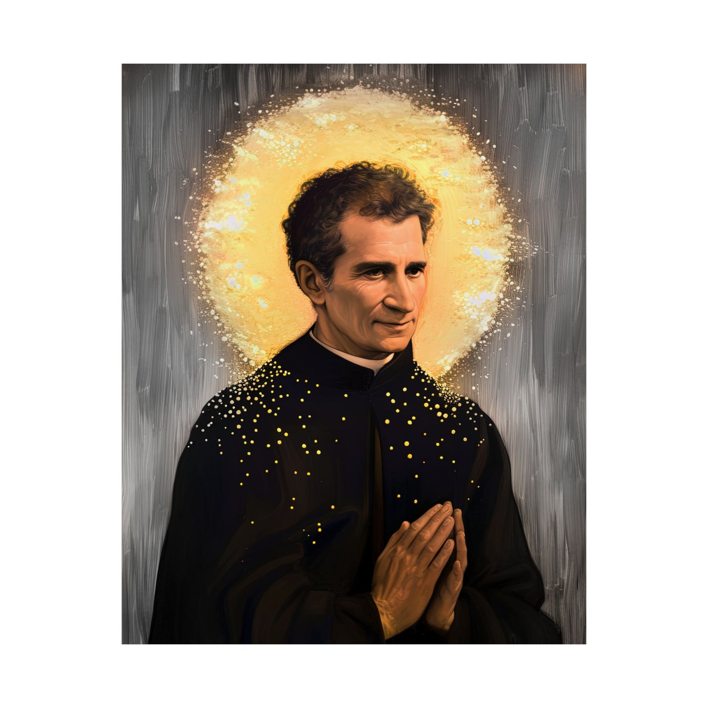 Saint John Bosco / Don Bosco  - Sanctified Souls Print - Multiple Sizes - Premium Matte Vertical Posters