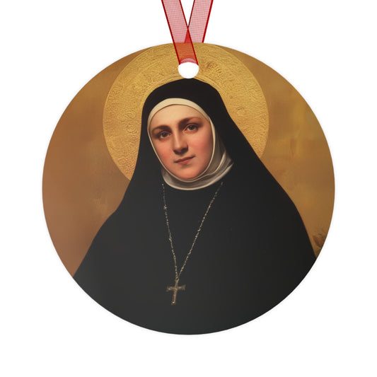 Saint Geltrude Caterina Comensoli - Metal Ornament - Religious Holiday Christmas Ornament and Keepsake