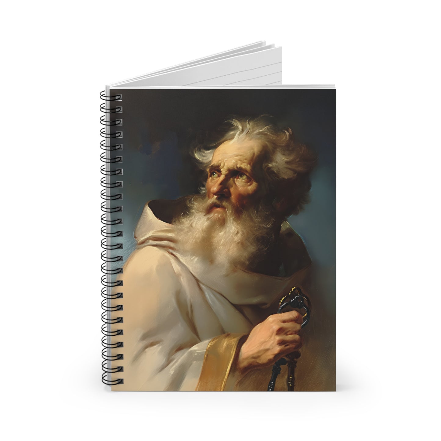 Saint Peter the Apostle - Sanctified Souls Art - Religious - Spiral Notebook - Ruled - Catholic - Devotional Journal - Diary
