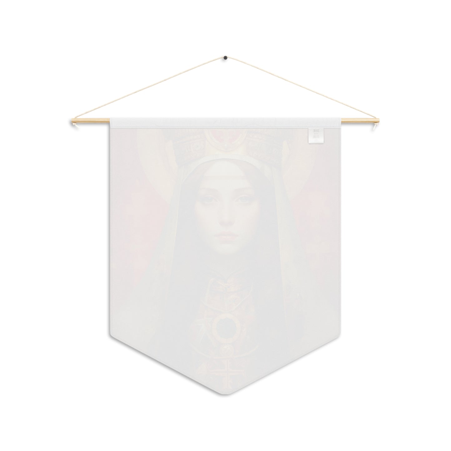 Saint Alexandra Wall Banner / Wall Hanging / Pennant - Prayer room art - Catholic Home -  18" x 21"