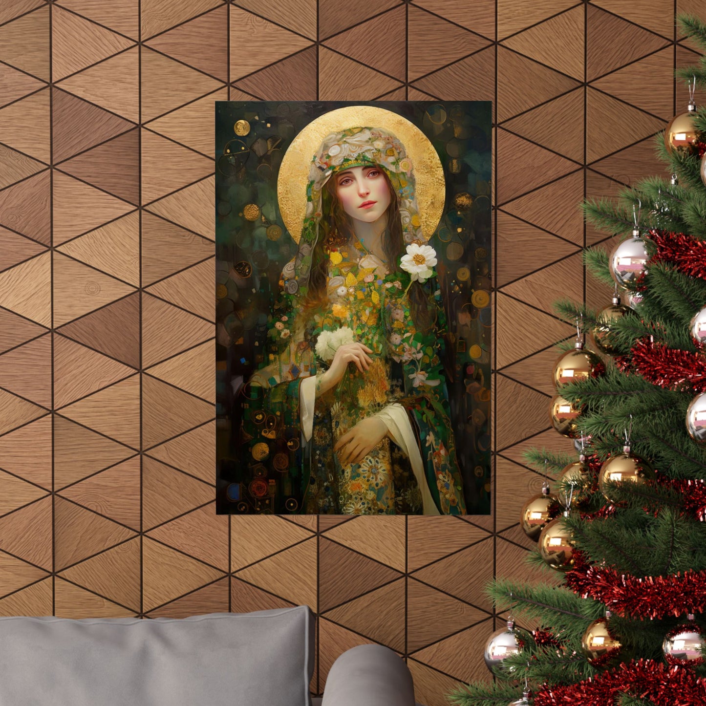 Saint Regina - Sanctified Souls Print - Multiple Sizes - Premium Matte Vertical Posters