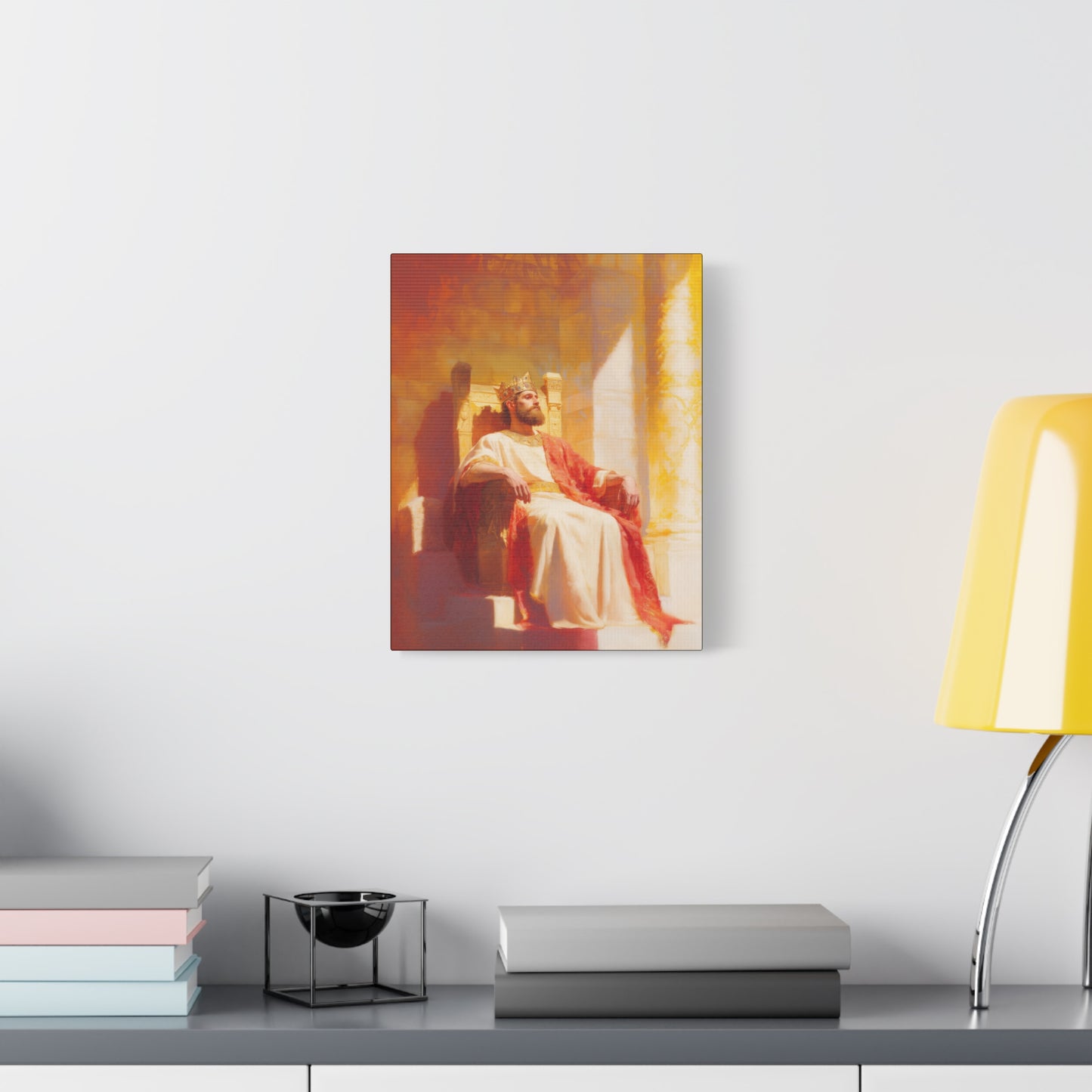 King Solomon: Keeper of God's Understanding - Gallery Wrapped Canvas - Print - Religious Art for your Home - Catholic Art