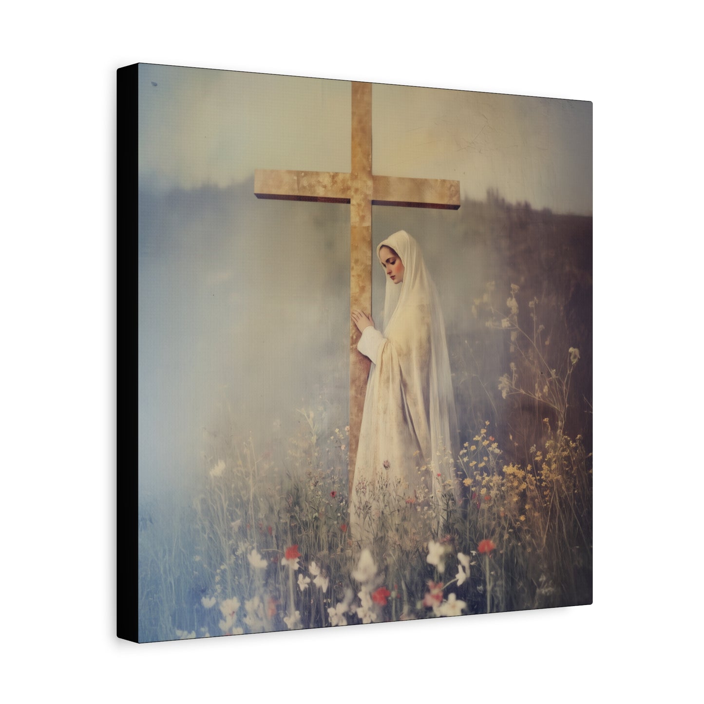 The Feast of the Exaltation of the Holy Cross - Multiple Sizes - Catholic Home art - Museum Wrapped Canvas - Sanctified Souls Print