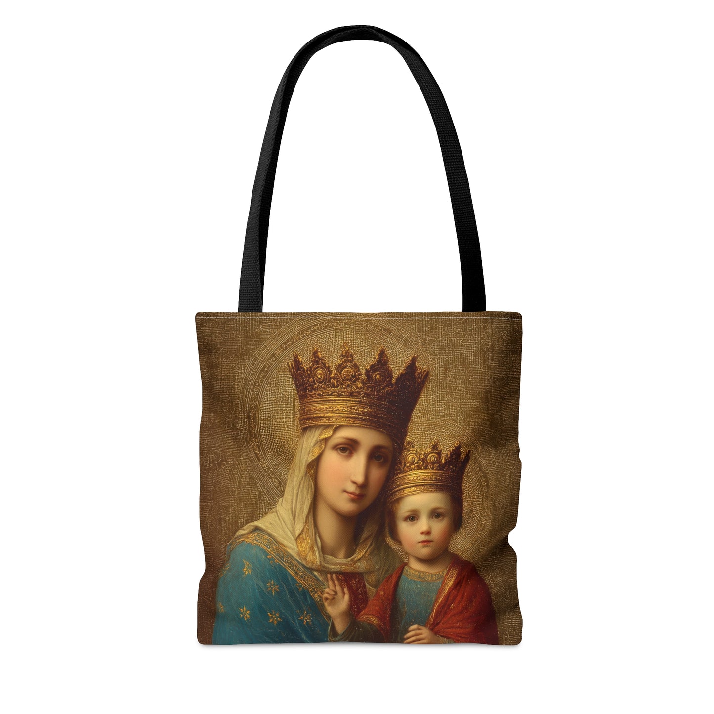 Madonna della Strada - Our Lady of the Way Tote Bag - Large Medium Small Faith Art Bag - Catholic Faith Purse - Double Sided