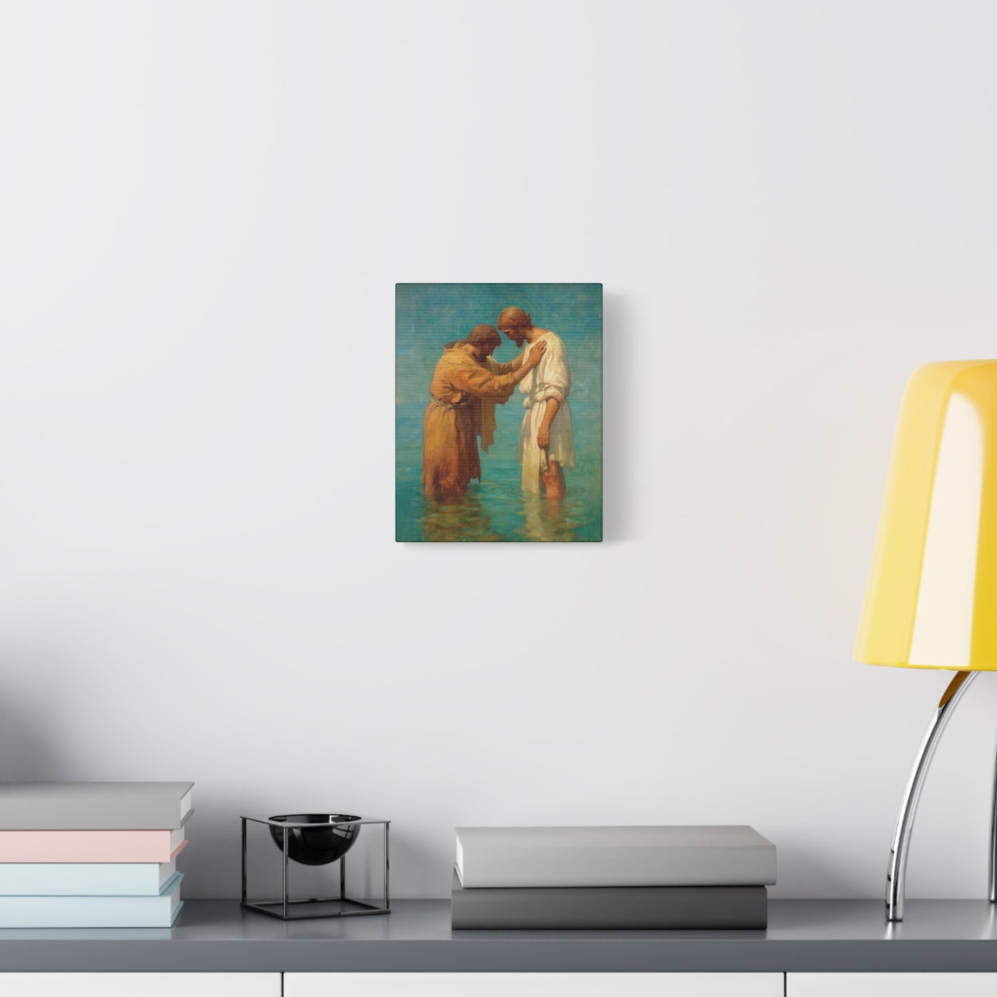 Saint John the Baptist, Servant of the Dawn - Museum Wrapped Canvas - Print - Religious Art for your Home - Christian print - Prayer Room