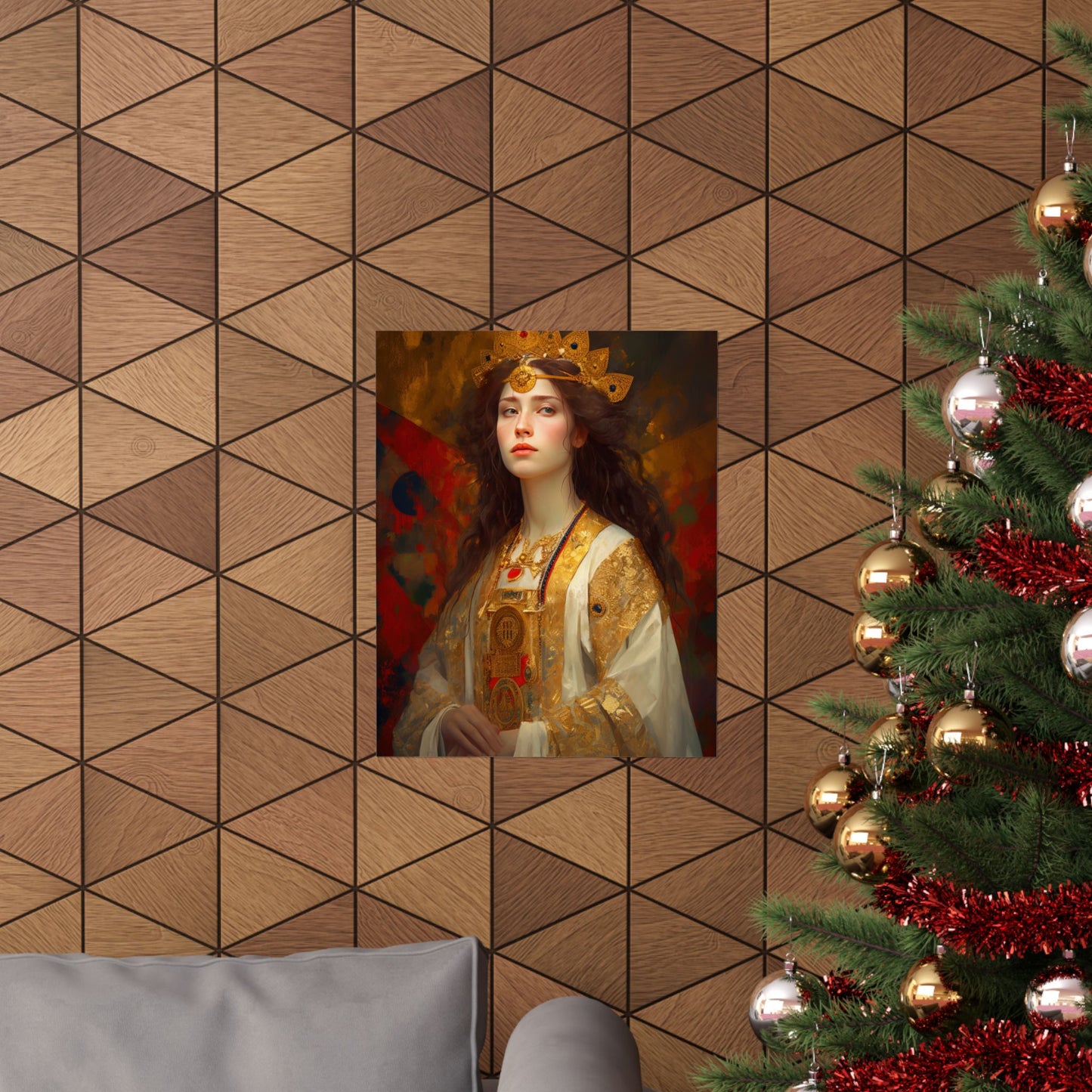 Saint Barbara - Sanctified Souls Print - Multiple Sizes - Premium Matte Vertical Posters