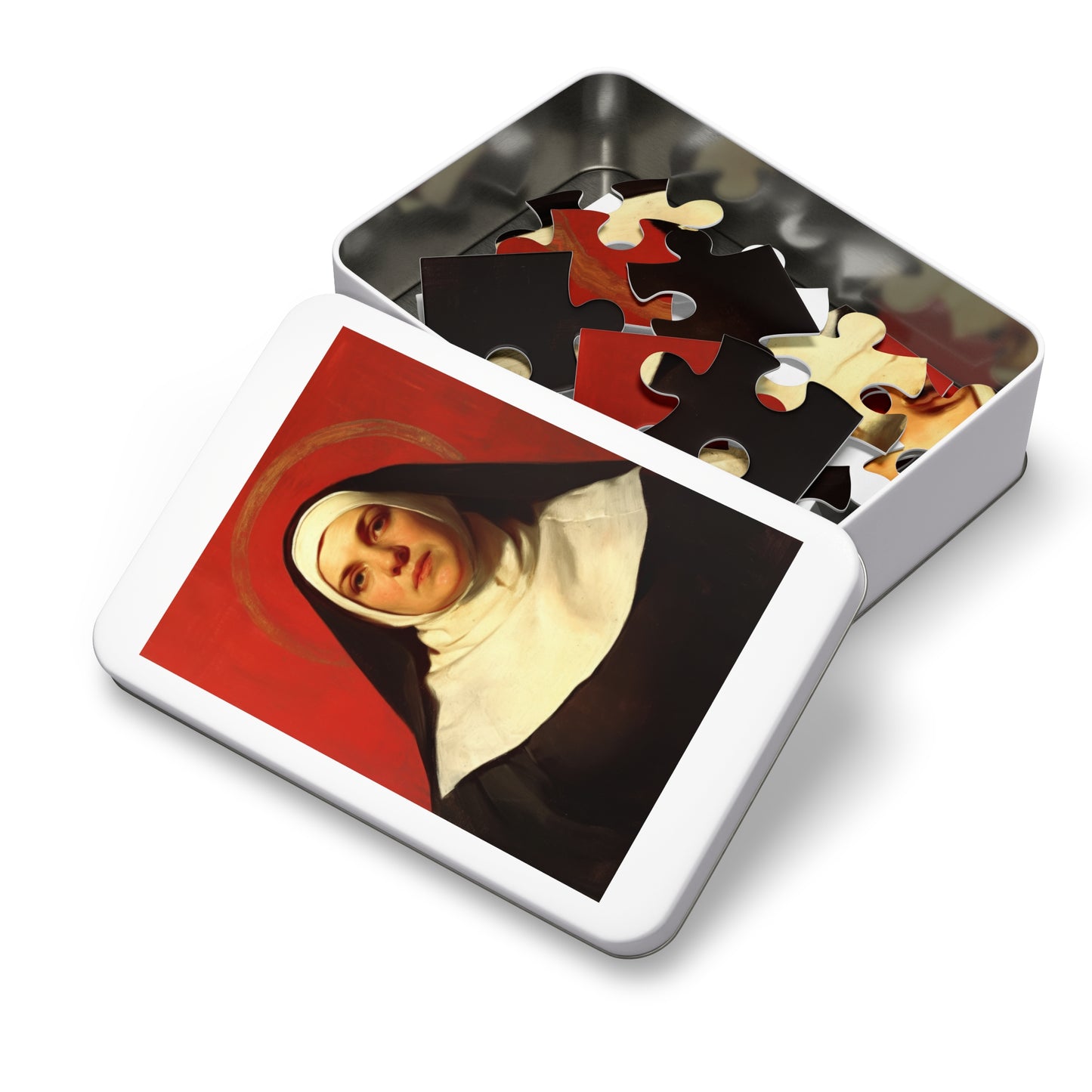 Saint Maria Giuseppa Rossello - Puzzle & Keepsake Tin - Religious Jigsaw Puzzle (30, 110, 252, 500,1000-Piece)