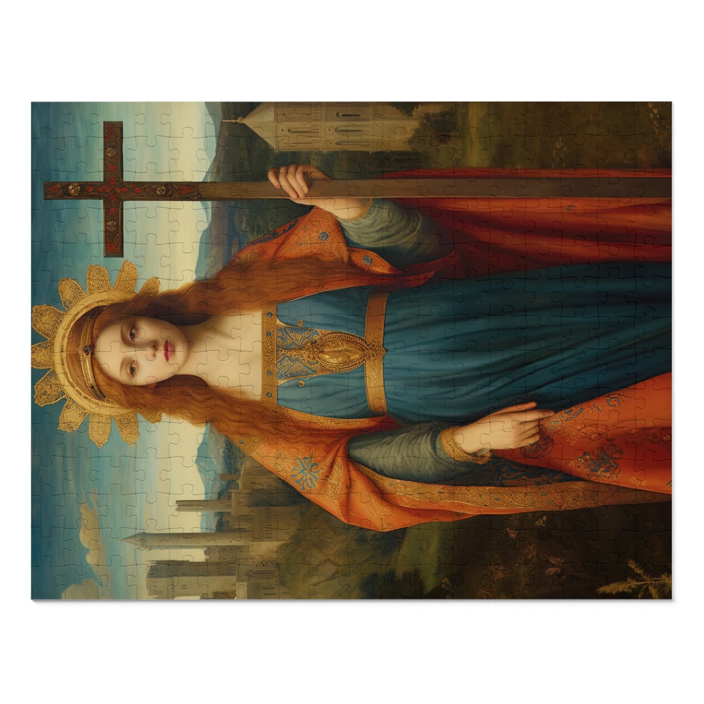 Saint Helena - Puzzle and Keepsake Tin - Religious Jigsaw Puzzle (30, 110, 252, 500,1000-Piece) - Religious Puzzle