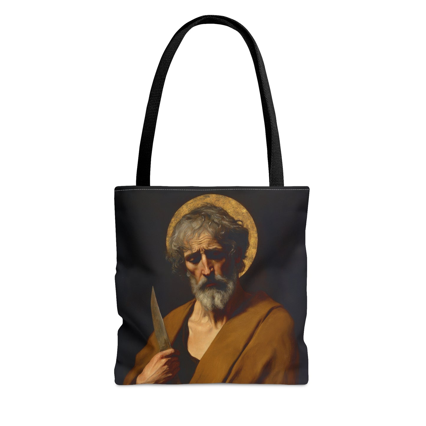 Saint Bartholomew the Apostle Tote Bag - Large Medium Small Faith Art Bag - Catholic Faith Purse - Religious - Prayer Bag - Devotional