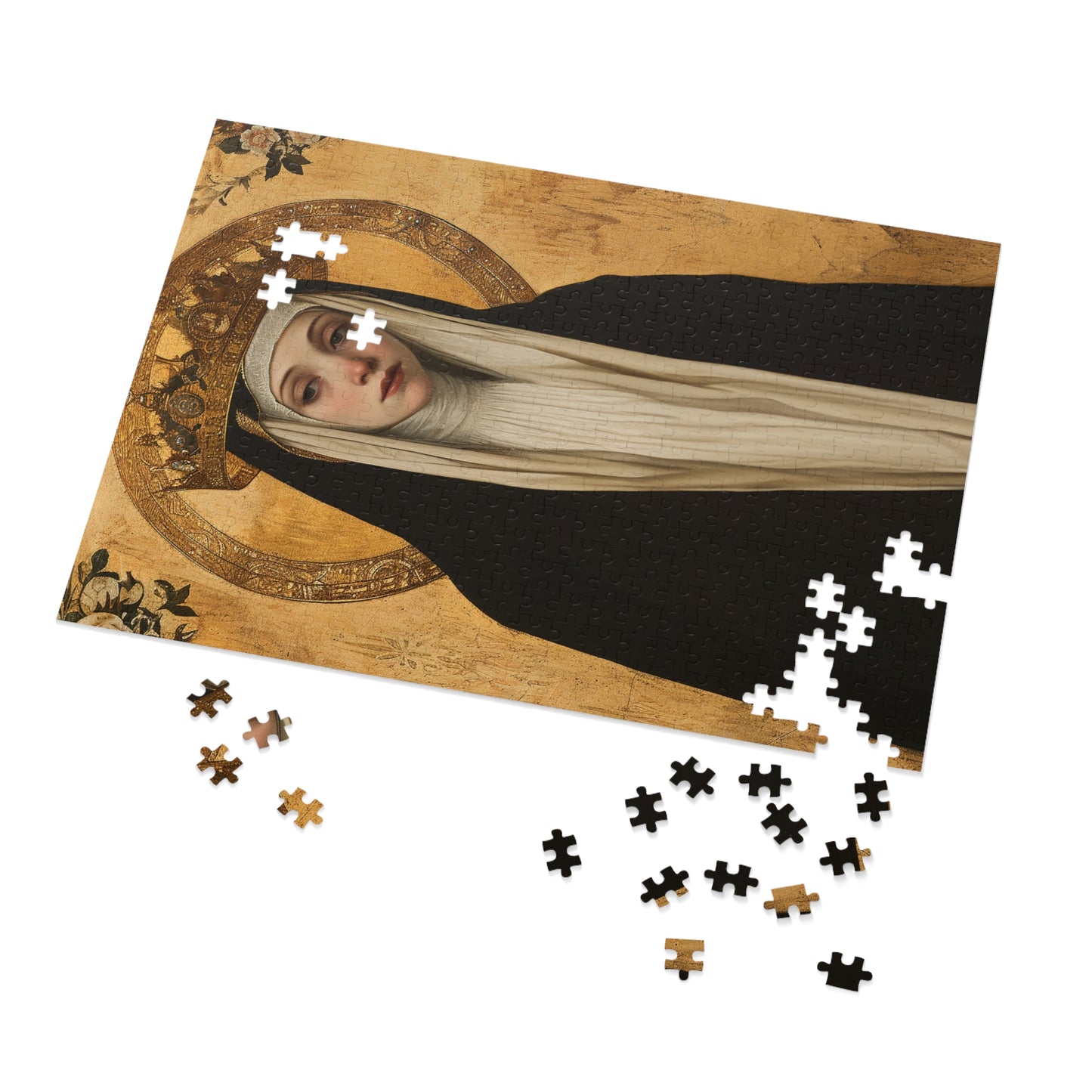 Saint Margaret of Hungary - Puzzle and Keepsake Tin - Religious Jigsaw Puzzle (30, 110, 252, 500,1000-Piece) - Religious Puzzle