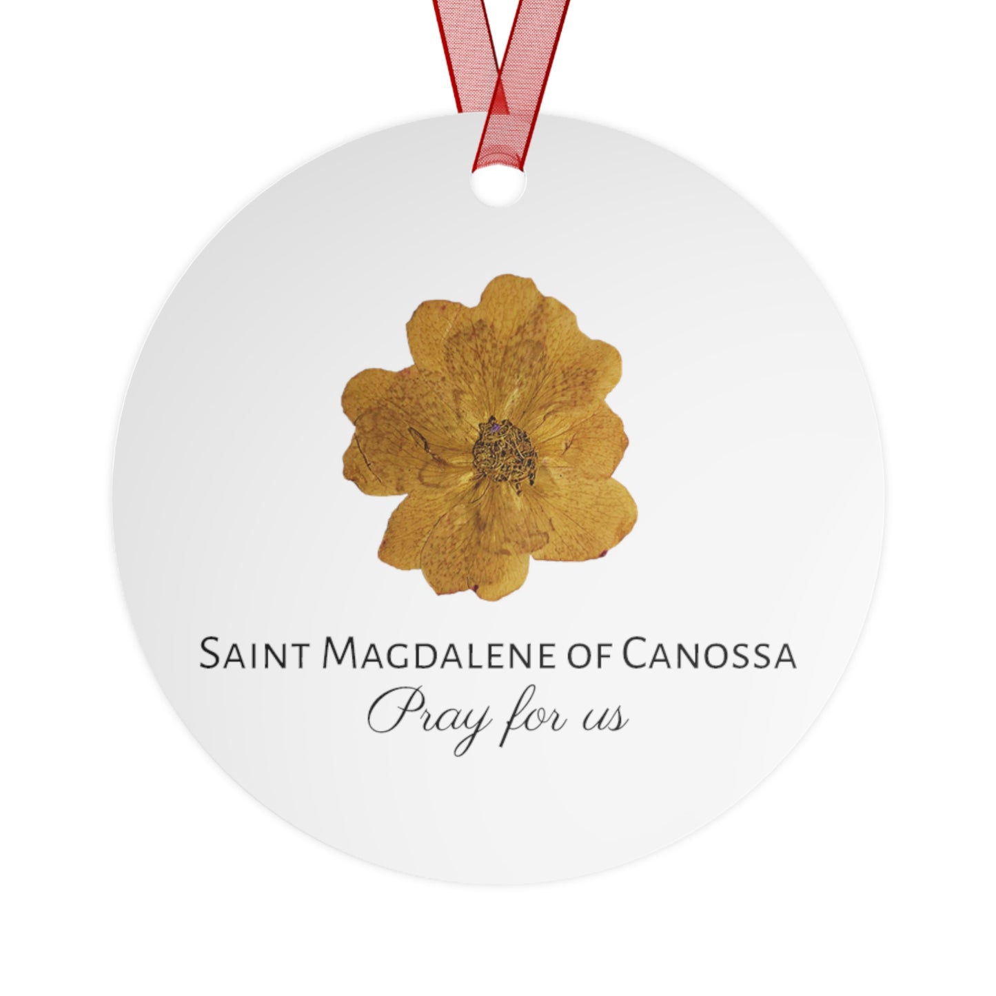 Saint Magdalene of Canossa Ornament - Religious Holiday Christmas Ornament and Keepsake - Double sided Keepsake
