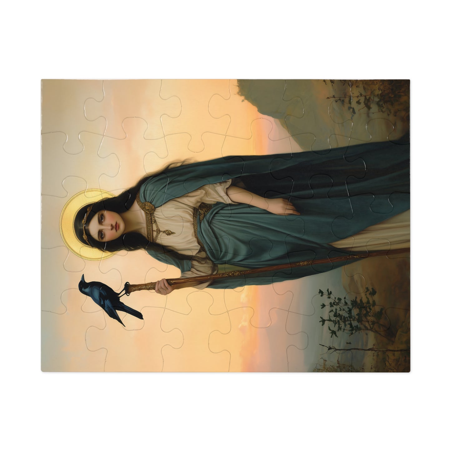 Saint Oda - Puzzle and Keepsake Tin - Religious (30, 110, 252, 500,1000) - Religious Puzzle - Gifts for Catholic Families