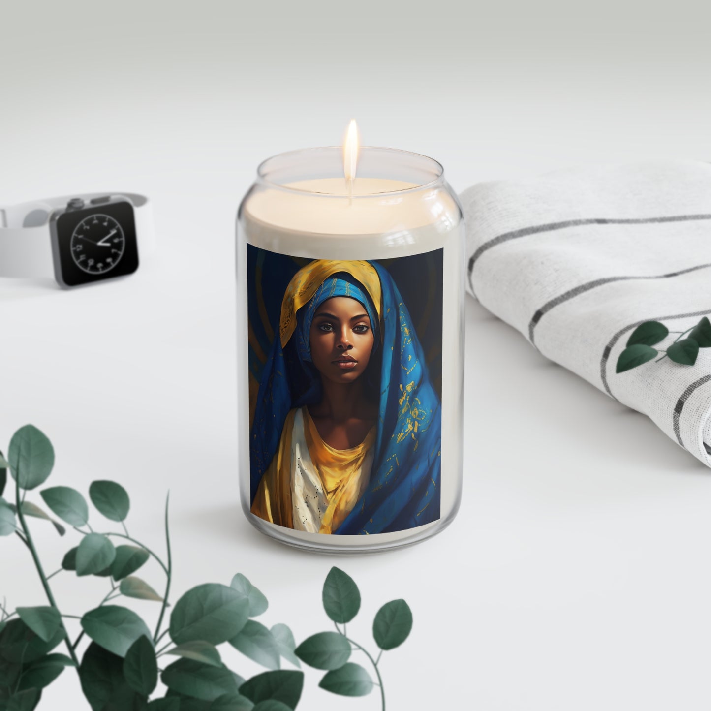 Mary the Blessed Virgin  - Scented Prayer Candle, 13.75oz - Tall Size - Religious Prayer Candle - Catholic Art - Religious Gift