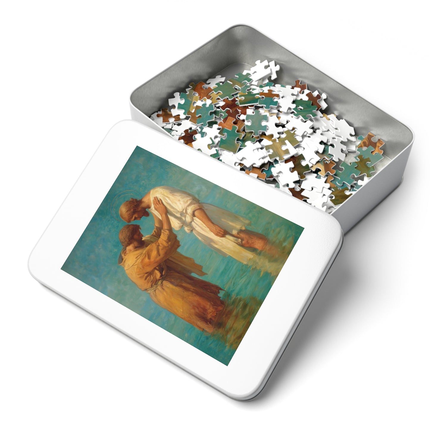 Saint John the Baptist, Servant of the Dawn - Puzzle & Keepsake Tin - Religious Jigsaw Puzzle (30, 110, 252, 500,1000-Piece) - Catholic