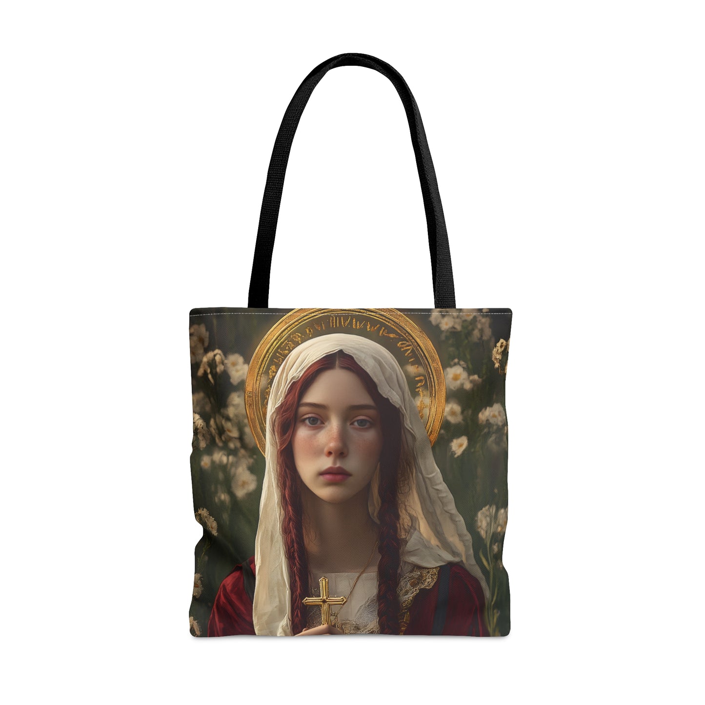 Saint Hilaria - Tote Bag - Large Medium Small Faith Art Bag - Catholic Faith Purse