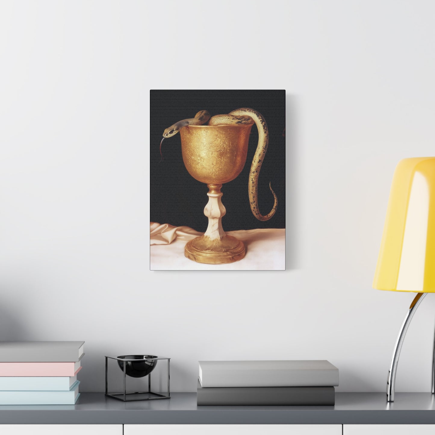 Saint John's Chalice - Gallery Wrapped Canvas - Print - Religious Art for your Home - Catholic