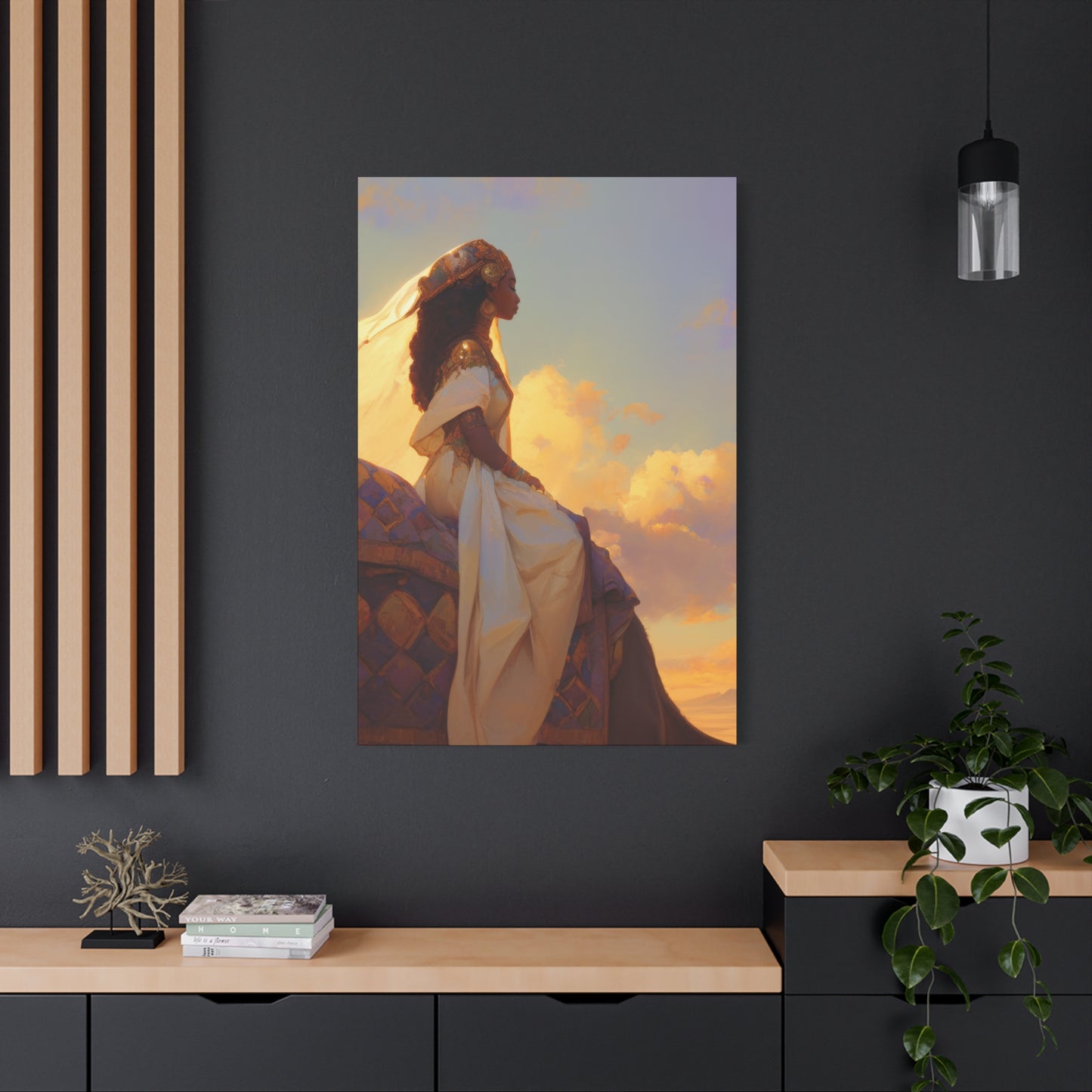 Queen of Sheba - Gallery Wrapped Canvas - Print - Religious Art for your Home - Catholic Art