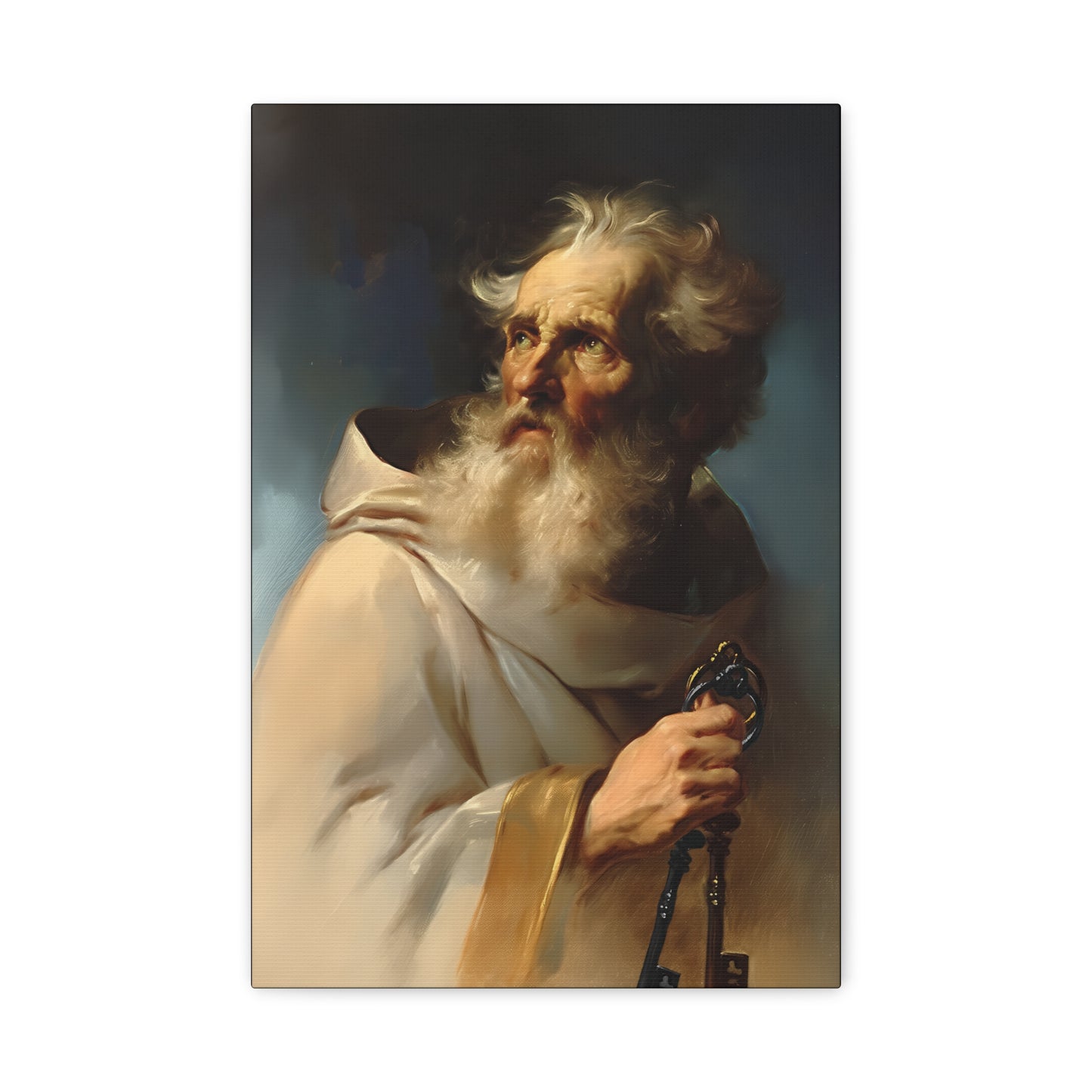 Saint Peter the Apostle - Museum Wrapped Canvas - Print - Religious Art for your Home - Christian print - Prayer Room - Catholic