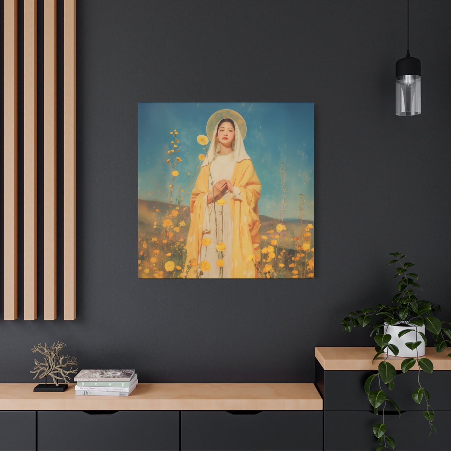 Saint Agatha Lin - Gallery Wrapped Canvas - Print - Religious Art for your Home - Catholic Art