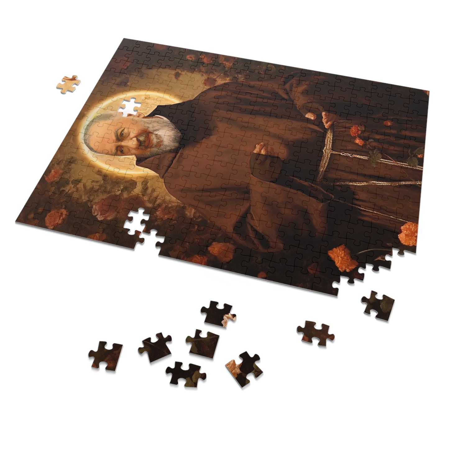 Saint Padre Pio - Puzzle and Keepsake Tin - Religious Jigsaw Puzzle (30, 110, 252, 500,1000-Piece) - Religious Puzzle