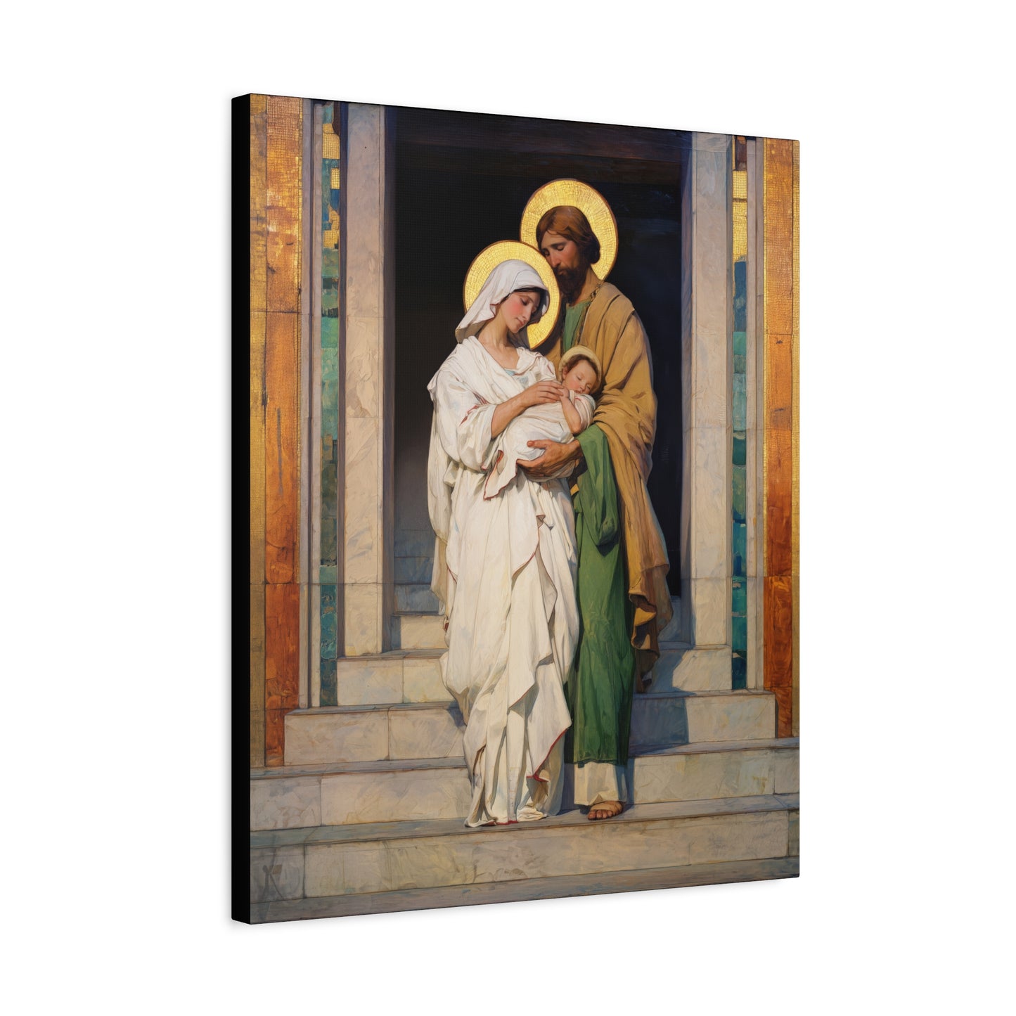 The Feast of the Presentation of the Lord - Holy Family - Gallery Wrapped Canvas - Print - Religious Art for your Home - Catholic art print - prayer room art