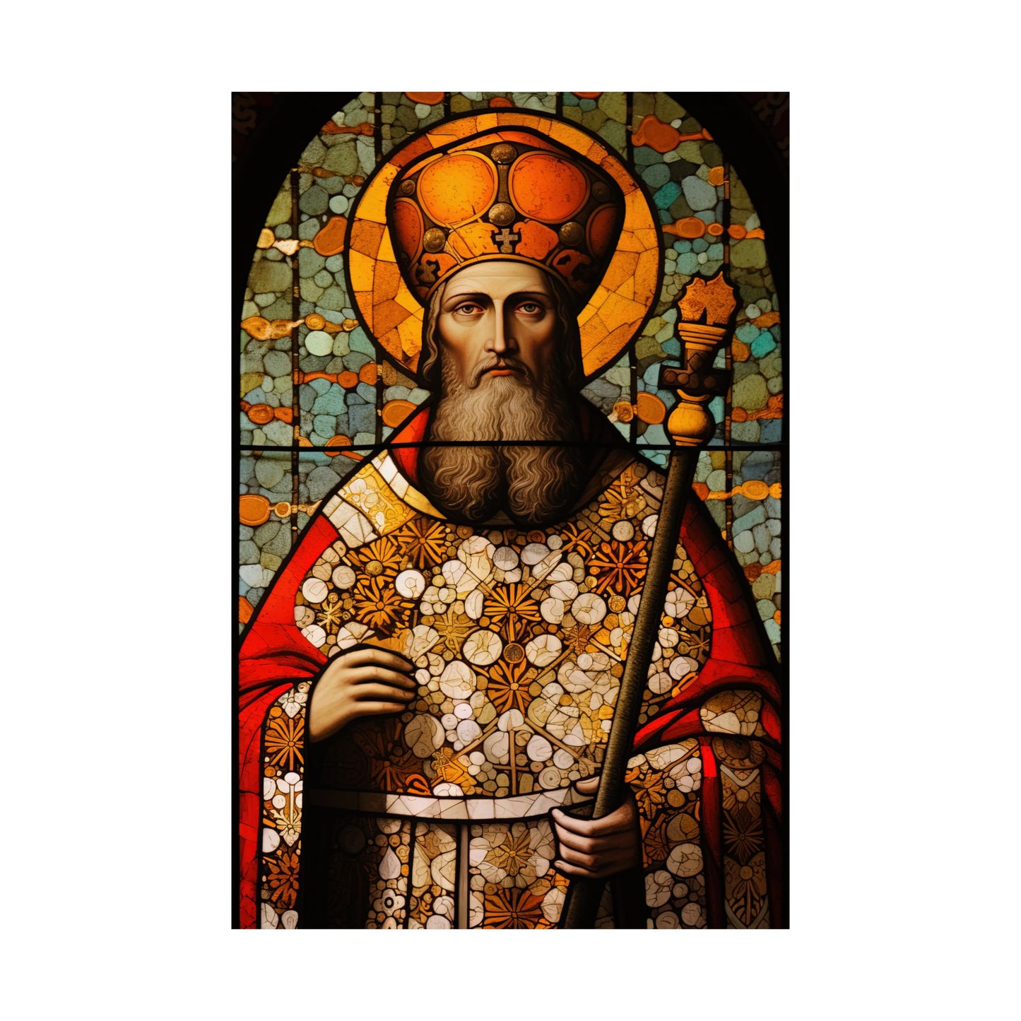 Saint Henry the II - Sanctified Souls Print - Multiple Sizes - Premium Matte Vertical Posters