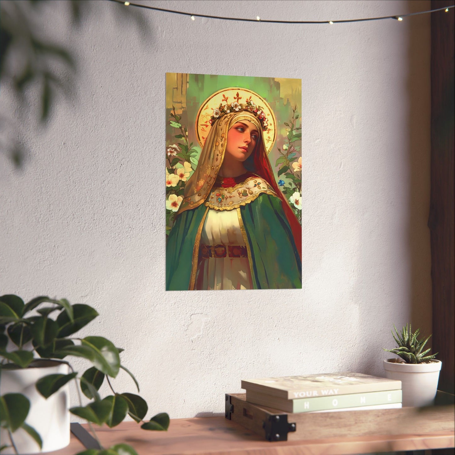 Saint Matilda of Germany Print - Sanctified Souls Print - Multiple Sizes - Premium Matte Vertical Posters