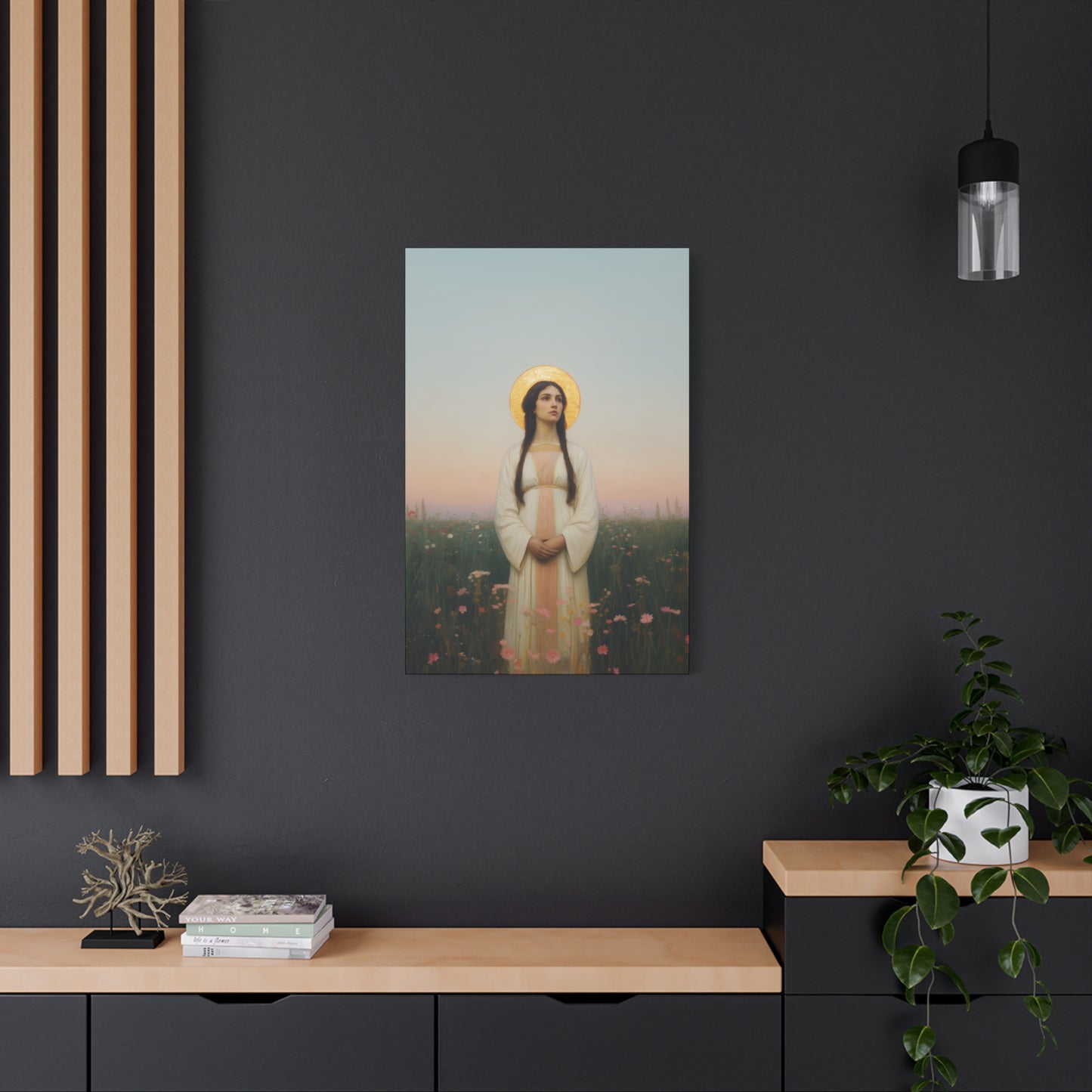 Saint Sabina-  Museum Wrapped Canvas - Sanctified Souls Print - Religious Art for your Home - Catholic Patron Saint Art