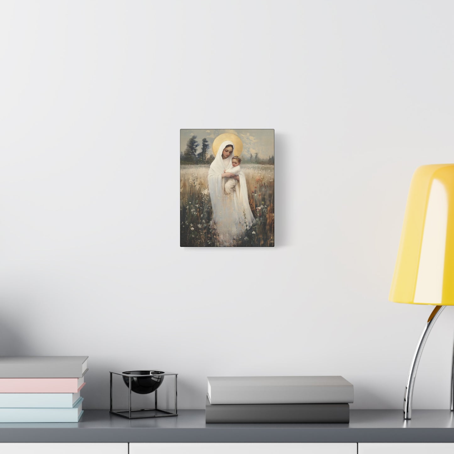 Our Lady of the Prairie - Multiple Sizes - Catholic Home art - Museum Wrapped Canvas - Sanctified Souls Print