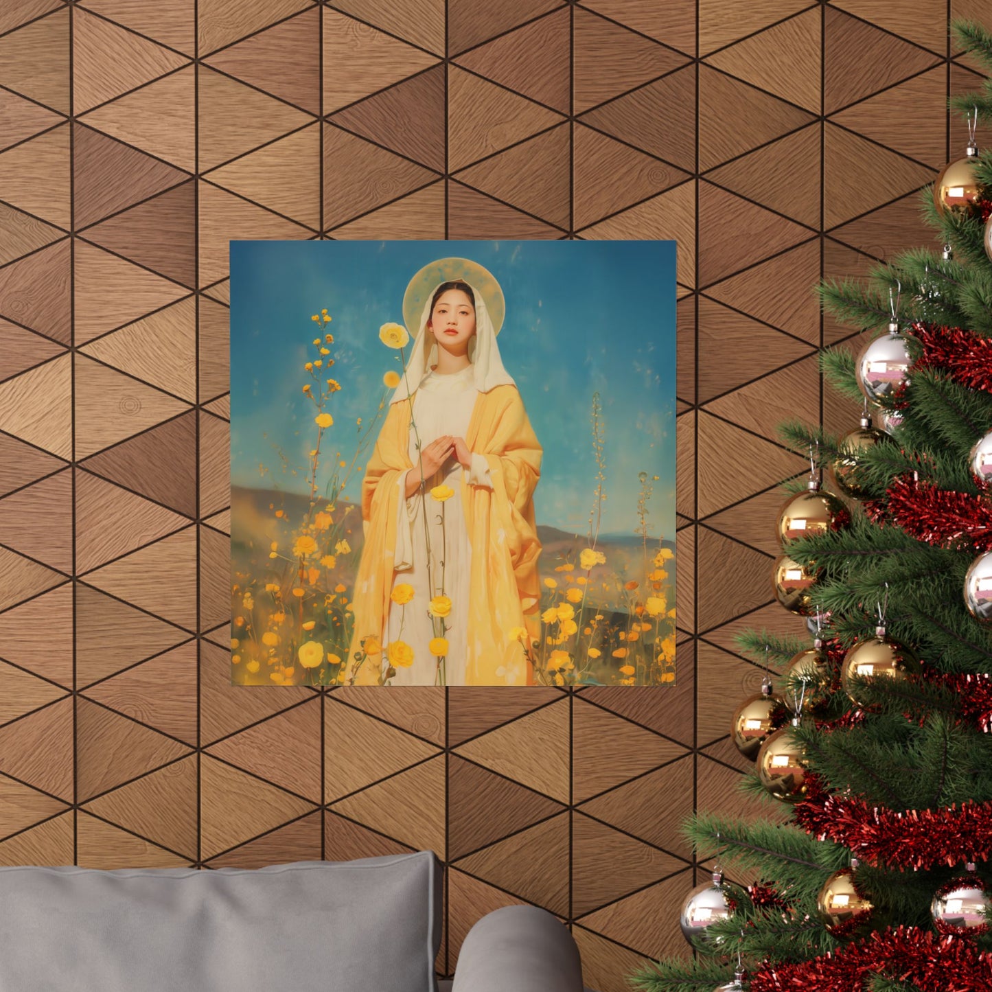 Saint Agatha Lin - Sanctified Souls Print - Multiple Sizes - Premium Matte Vertical Posters